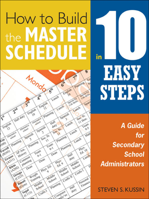 Cover image for book How to Build the Master Schedule in 10 Easy Steps