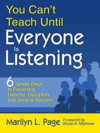 Cover image: You Can’t Teach Until Everyone Is Listening 1st edition 9781412960144