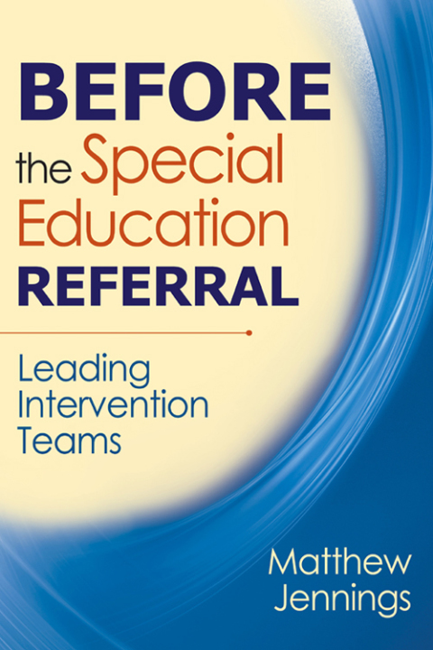 Cover image for book Before the Special Education Referral