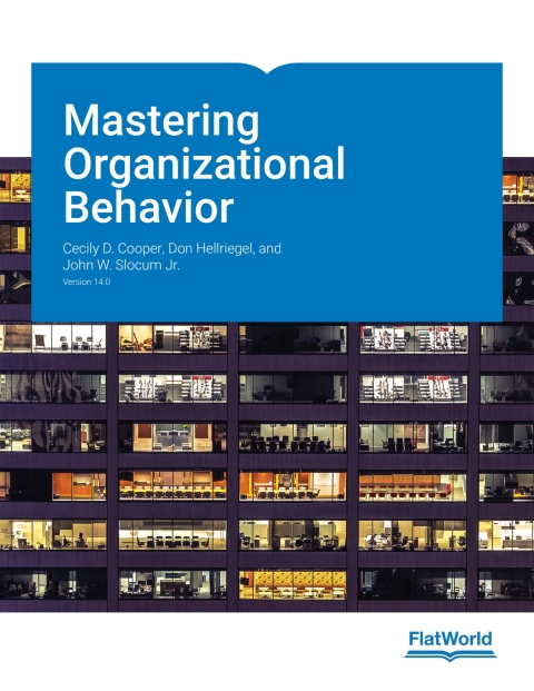Cover image for book Mastering Organizational Behavior v14.0