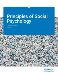 Principles of Social Psychology v2.0 | 9781453384954, 9781453384961 ...