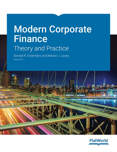 Cover image for book Modern Corporate Finance: Theory and Practice v8.0