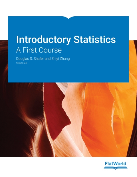 Cover image for book Introductory Statistics: A First Course v2.0