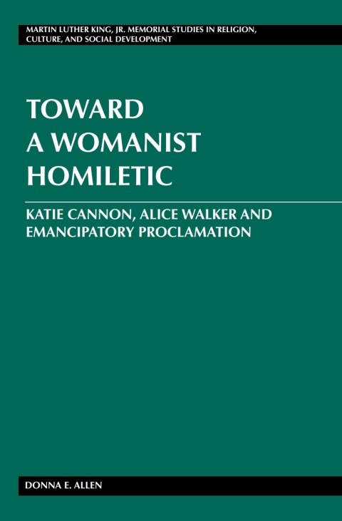 Cover image for book Toward a Womanist Homiletic