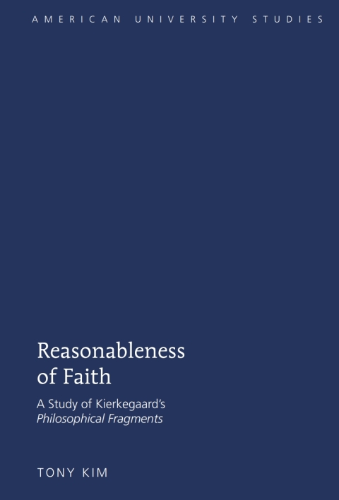 Cover image for book Reasonableness of Faith