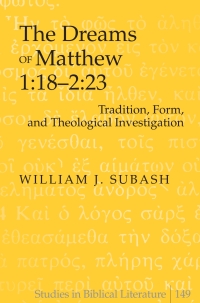Cover image: The Dreams of Matthew 1:18-2:23 1st edition 9781433116254
