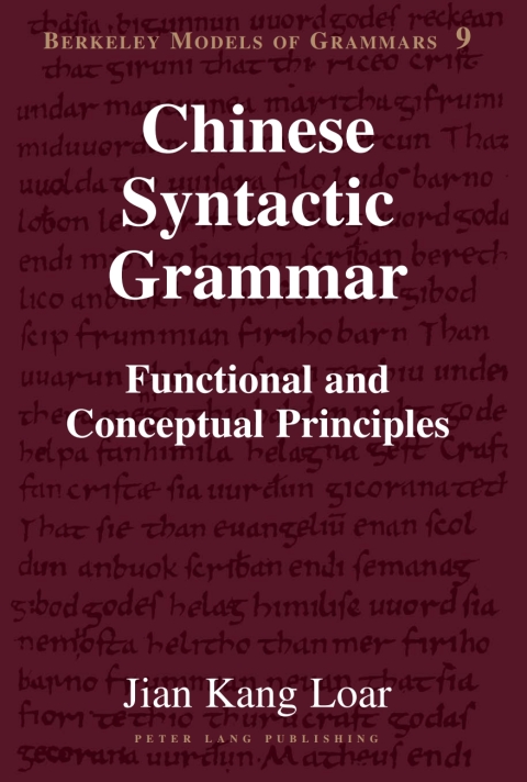 Cover image for book Chinese Syntactic Grammar