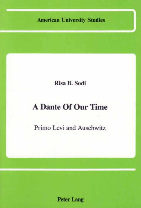 Cover image for book A Dante Of Our Time
