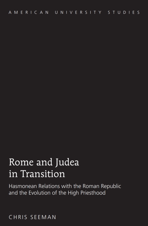 Cover image for book Rome and Judea in Transition