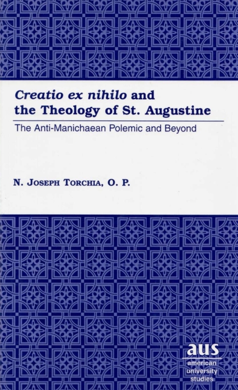 Cover image for book «Creatio ex nihilo» and the Theology of St. Augustine