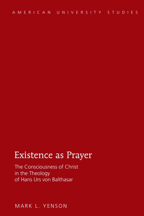Cover image for book Existence as Prayer