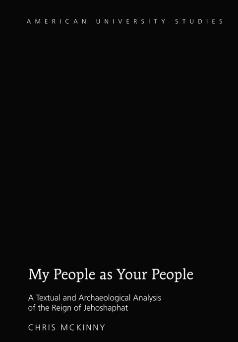 Cover image for book My People as Your People