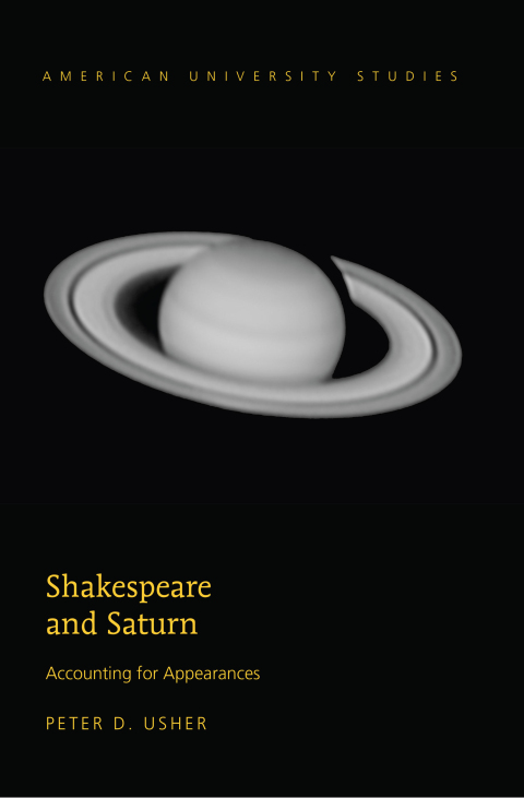 Cover image for book Shakespeare and Saturn