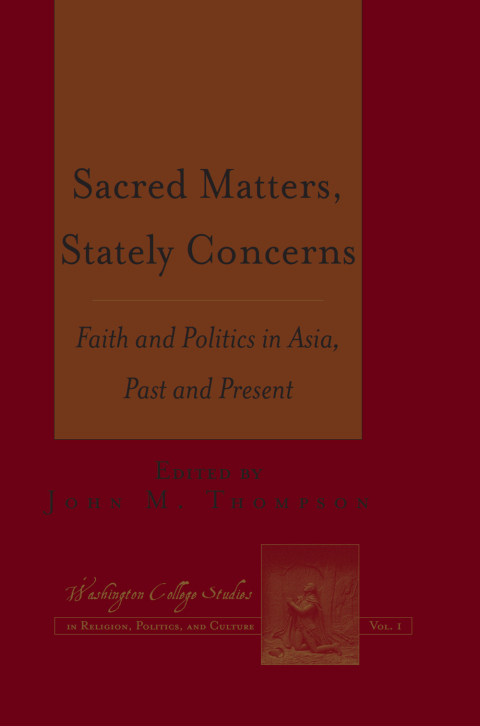 Cover image for book Sacred Matters, Stately Concerns