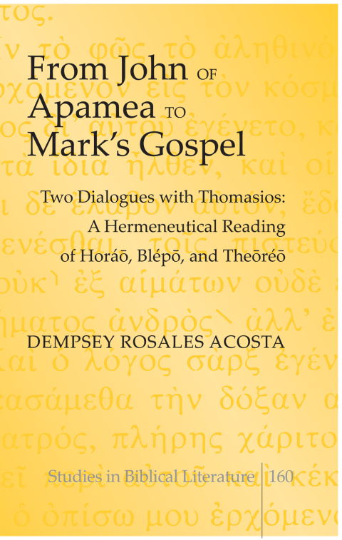 Cover image for book From John of Apamea to Mark’s Gospel