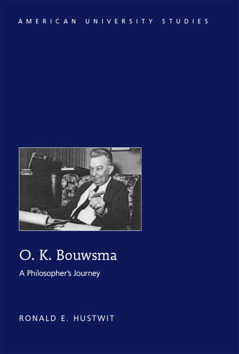 Cover image for book O. K. Bouwsma