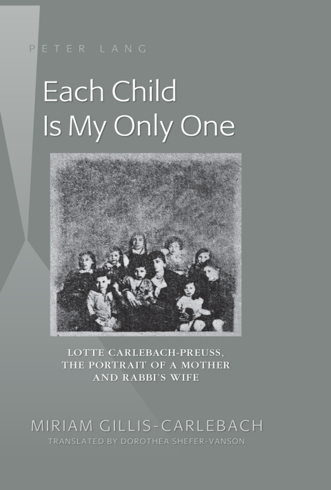 Cover image for book Each Child Is My Only One