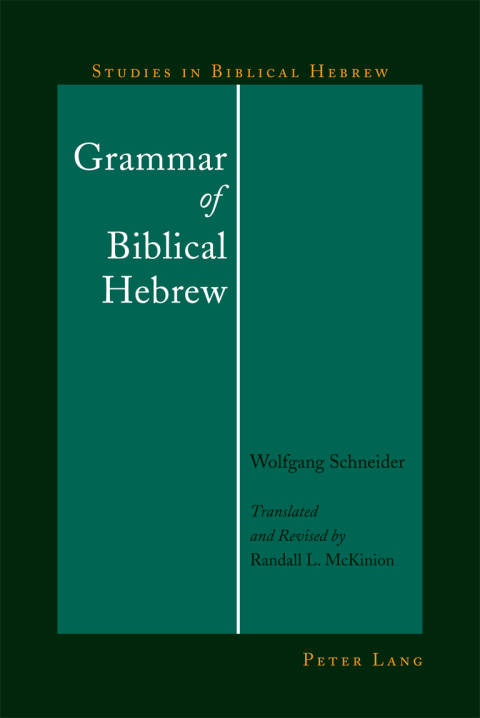 Cover image for book Grammar of Biblical Hebrew