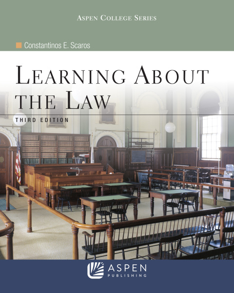 Cover image for book Learning About the Law