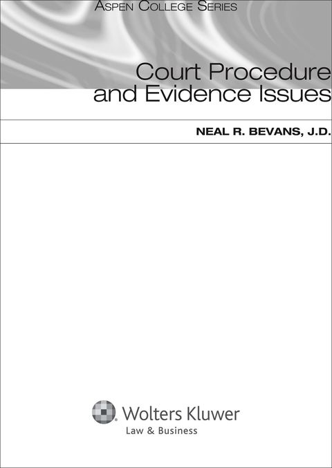 Cover image for book Court Procedure and Evidence Issues