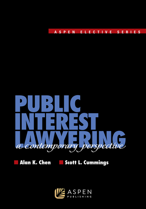 Cover image for book Public Interest Lawyering