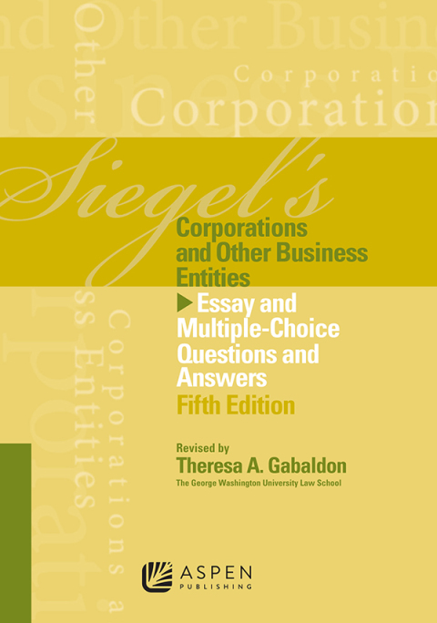 Cover image for book Siegel's Corporations