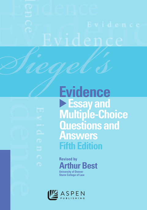 Cover image for book Siegel's Evidence
