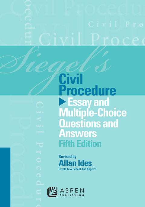 Cover image for book Siegel's Civil Procedure