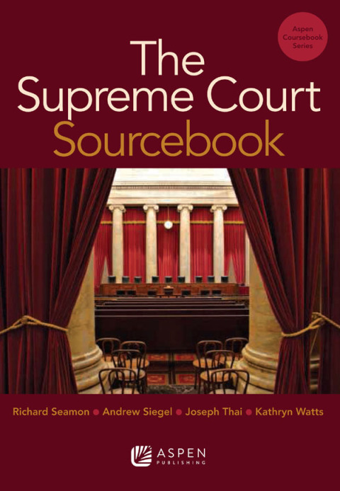 Cover image for book Supreme Court Sourcebook