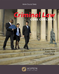 Cover image: Criminal Law 9781454841272