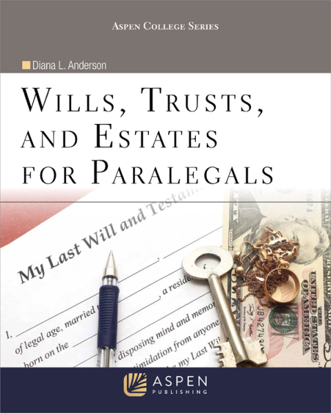 Cover image for book Wills, Trusts, and Estates for Paralegals