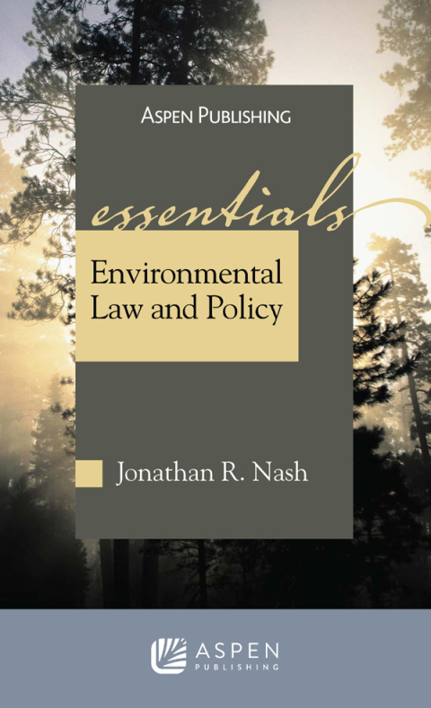 Cover image for book Environmental Law and Policy