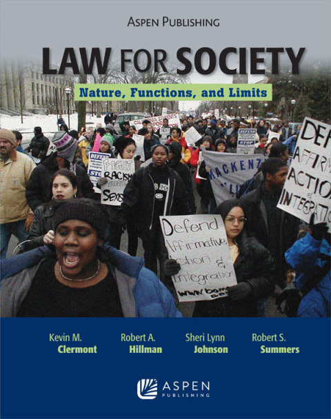 Cover image for book Law for Society