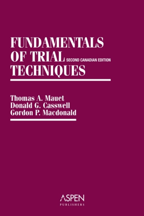 Cover image for book Fundamentals of Trial Techniques
