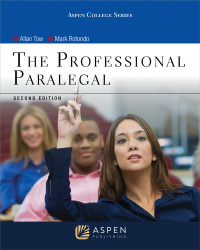 Cover image: The Professional Paralegal 2nd edition 9781454862680