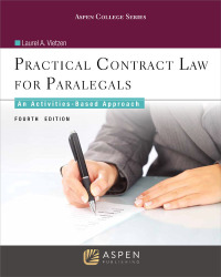 Cover image: Practical Contract Law for Paralegals 4th edition 9781454873471