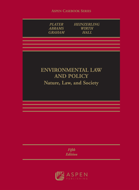 Cover image for book Environmental Law and Policy