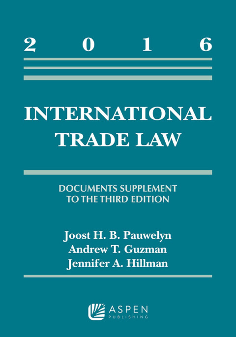 Cover image for book International Trade Law