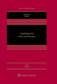 Contracts Cases And Doctrine 6th Edition 9781454871033