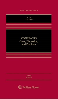 Contracts Cases Discussion And Problems 4th Edition