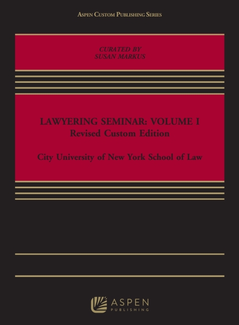 Cover image for book Lawyering Seminar Volume I