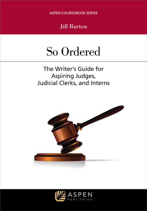 Cover image for book So Ordered