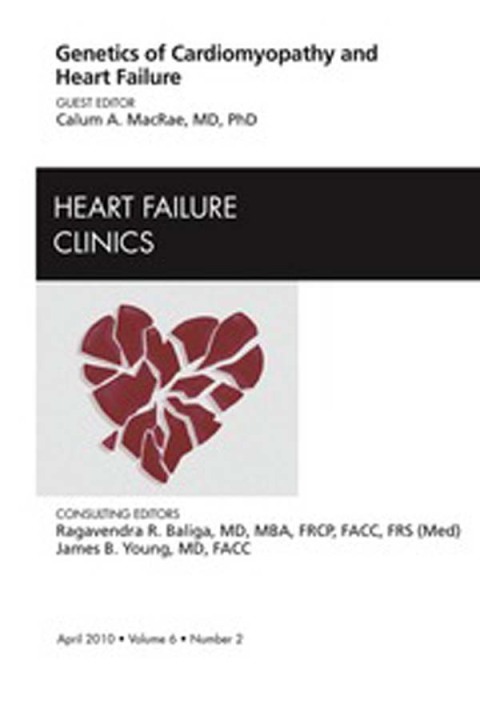 Cover image for book Genetics of Cardiomyopathy and Heart Failure, An Issue of Heart Failure Clinics