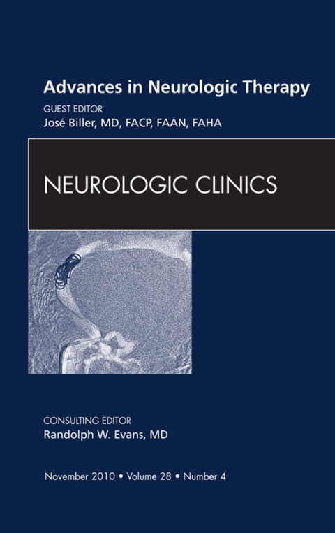 Cover image for book Advances in Neurologic Therapy, An Issue of Neurologic Clinics
