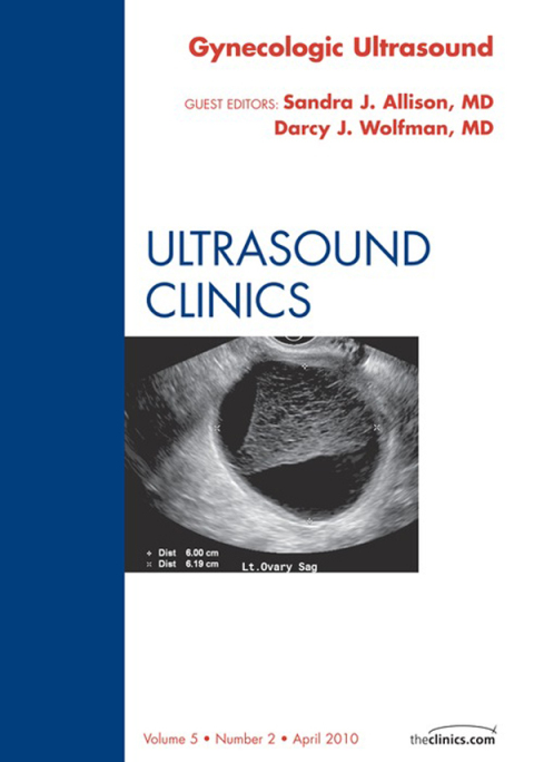 Cover image for book Gynecologic Ultrasound, An Issue of Ultrasound Clinics