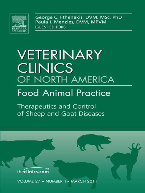 Cover image for book Therapeutics and Control of Sheep and Goat Diseases, An Issue of Veterinary Clinics: Food Animal Practice