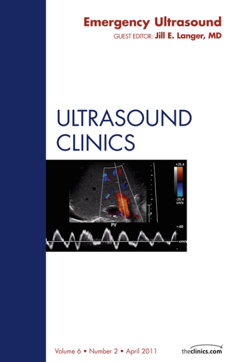 Cover image for book Emergency Ultrasound, An Issue of Ultrasound Clinics