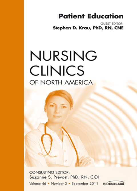 Cover image for book Patient Education, An Issue of Nursing Clinics
