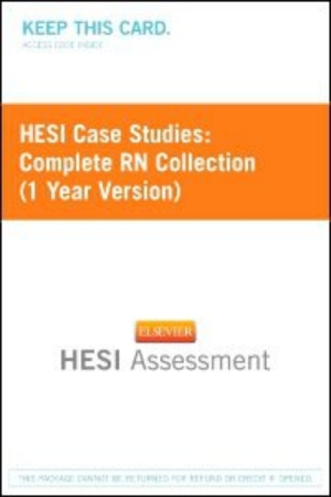 Cover image for book HESI Case Studies: Complete RN Collection (1 Year Version)