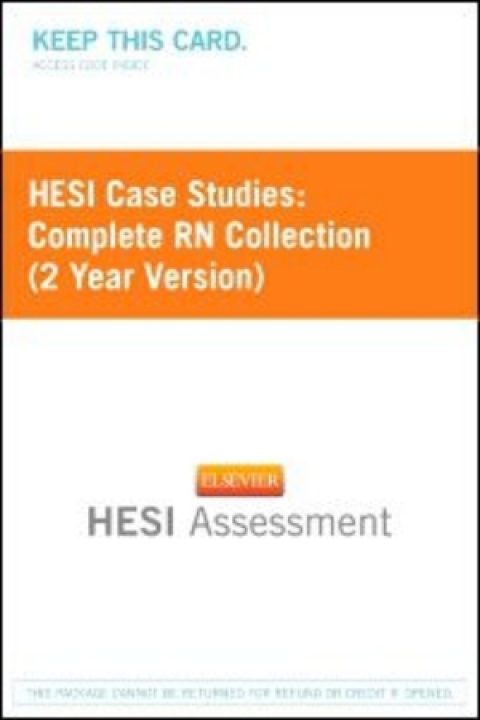 Cover image for book HESI Case Studies: Complete RN Collection (2 Year Version)